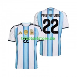 Argentinien Franco Mastantuono 22 World Cup 2026 Herren Trikot Heim Kurzarm