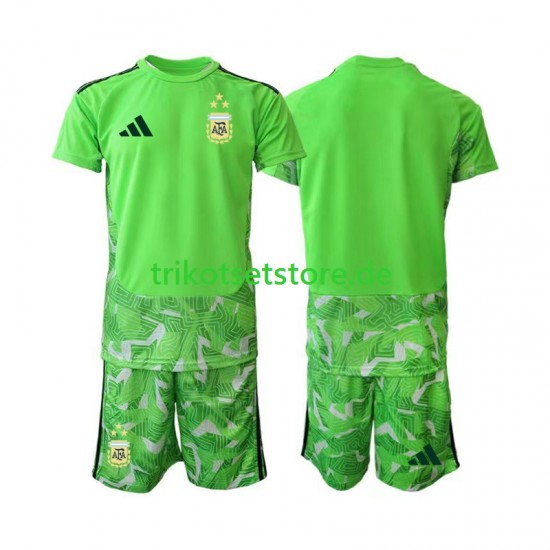 Argentinien Torwart World Cup 2026 Kinder Trikotset Ausweich Kurzarm