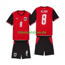Österreich David Alaba 8 World Cup 2026 Kinder Trikotset Heim Kurzarm