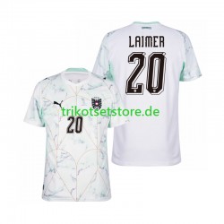 Österreich Konrad Laimer 20 World Cup 2026 Herren Trikot Auswärts Kurzarm