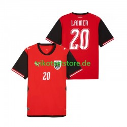 Österreich Konrad Laimer 20 World Cup 2026 Herren Trikot Heim Kurzarm