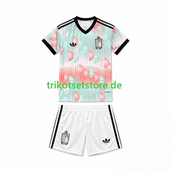 Belgien World Cup 2026 Kinder Trikotset Auswärts Kurzarm