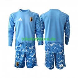 Belgien Torwart World Cup 2026 Kinder Trikotset Heim Langarm