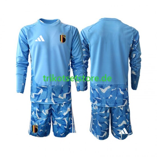 Belgien Torwart World Cup 2026 Kinder Trikotset Heim Langarm