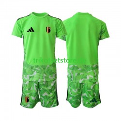 Belgien Torwart World Cup 2026 Kinder Trikotset Ausweich Kurzarm