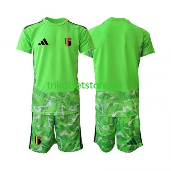 Belgien Torwart World Cup 2026 Kinder Trikotset Ausweich Kurzarm