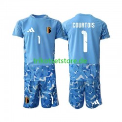 Belgien Torwart Thibaut Courtois 1 World Cup 2026 Kinder Trikotset Heim Kurzarm