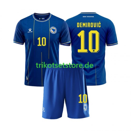 Bosnien-Herzegowina Ermedin Demirovic 10 World Cup 2026 Kinder Trikotset Heim Kurzarm