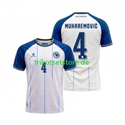 Bosnien-Herzegowina Tarik Muharemovic 4 World Cup 2026 Herren Trikot Auswärts Kurzarm