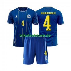 Bosnien-Herzegowina Tarik Muharemovic 4 World Cup 2026 Kinder Trikotset Heim Kurzarm