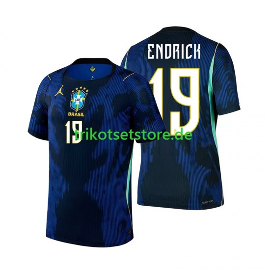 Brasilien Endrick 19 World Cup 2026 Herren Trikot Auswärts Kurzarm