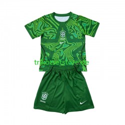Brasilien Torwart World Cup 2026 Kinder Trikotset Auswärts Kurzarm