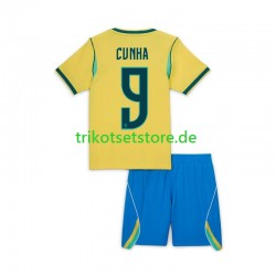 Brasilien Matheus Cunha 9 Chidlren World Cup 2026 Auswärts Kurzarm