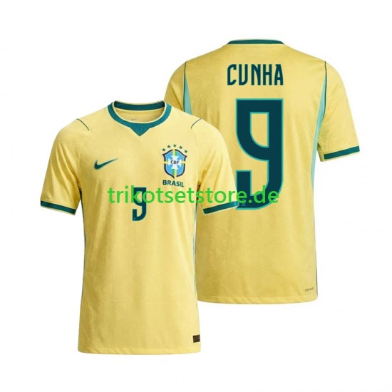 Brasilien Matheus Cunha 9 World Cup 2026 Herren Trikot Heim Kurzarm