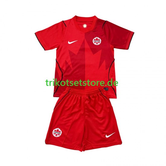 Kanada World Cup 2026 Kinder Trikotset Heim Kurzarm