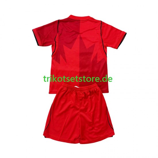 Kanada World Cup 2026 Kinder Trikotset Heim Kurzarm