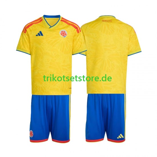 Kolumbien World Cup 2026 Kinder Trikotset Heim Kurzarm