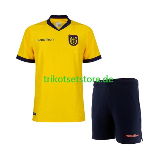 Ecuador World Cup 2026 Kinder Trikotset Heim Kurzarm