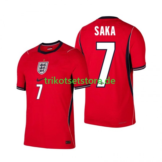 England Bukayo Saka 7 World Cup 2026 Herren Trikot Auswärts Kurzarm