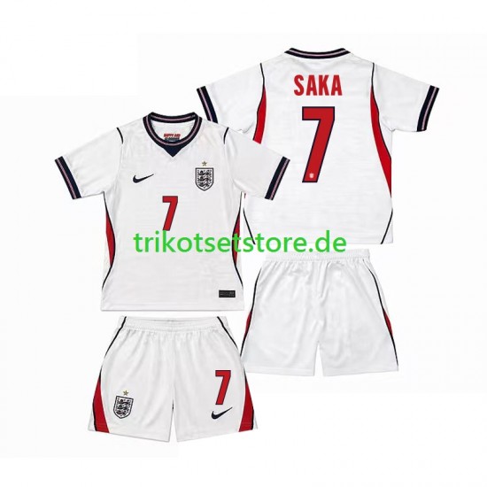 England Bukayo Saka 7 World Cup 2026 Kinder Trikotset Heim Kurzarm