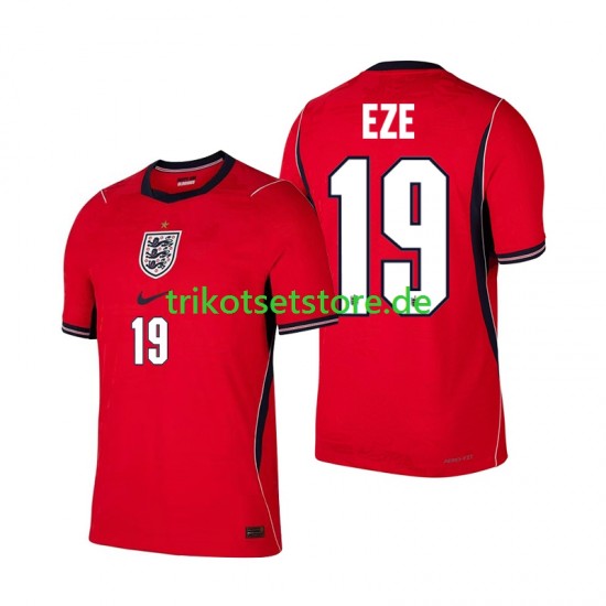 England Eberechi Eze 19 World Cup 2026 Herren Trikot Auswärts Kurzarm