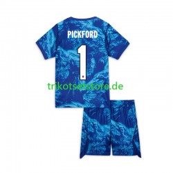England Torwart Jordan Pickford 1 World Cup 2026 Kinder Trikotset Ausweich Kurzarm