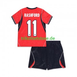 England Marcus Rashford 11 World Cup 2026 Kinder Trikotset Auswärts Kurzarm