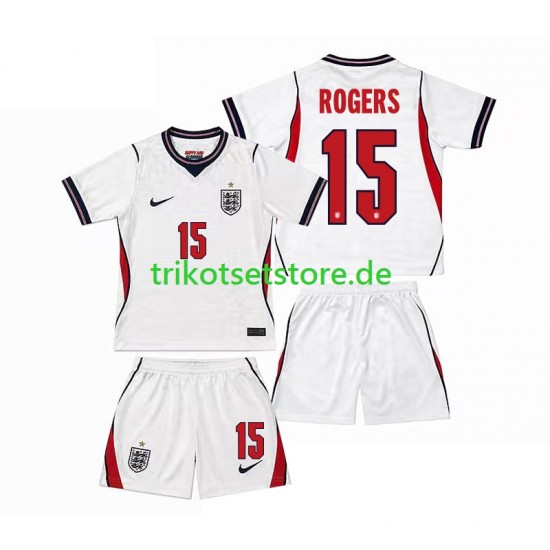 England Morgan Rogers 15 World Cup 2026 Kinder Trikotset Heim Kurzarm