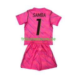 Frankreich Torwart Brice Samba 1 World Cup 2026 Kinder Trikotset Auswärts Kurzarm