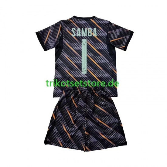 Frankreich Torwart Brice Samba 1 World Cup 2026 Kinder Trikotset Heim Kurzarm