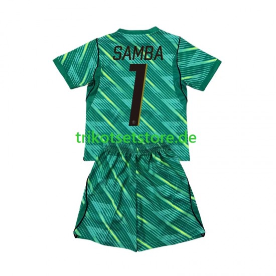 Frankreich Torwart Brice Samba 1 World Cup 2026 Kinder Trikotset Ausweich Kurzarm