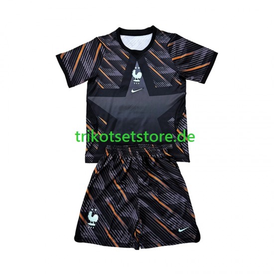 Frankreich Torwart World Cup 2026 Kinder Trikotset Heim Kurzarm