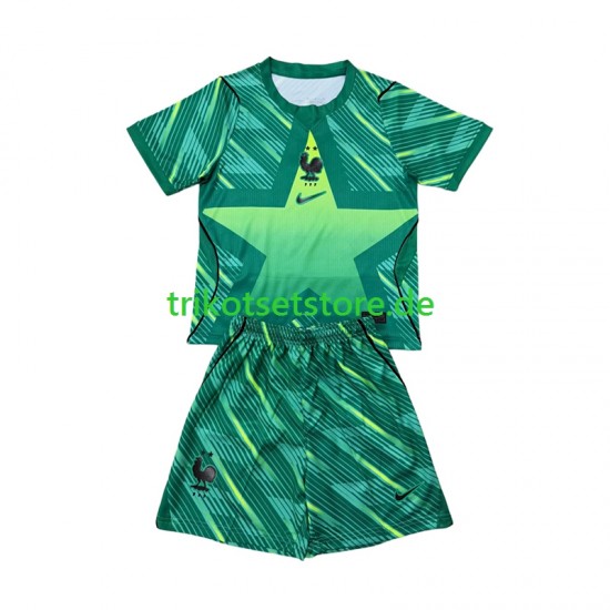 Frankreich Torwart World Cup 2026 Kinder Trikotset Ausweich Kurzarm