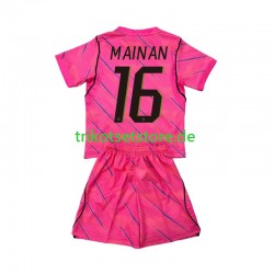 Frankreich Torwart Mike Maignan 16 World Cup 2026 Kinder Trikotset Auswärts Kurzarm