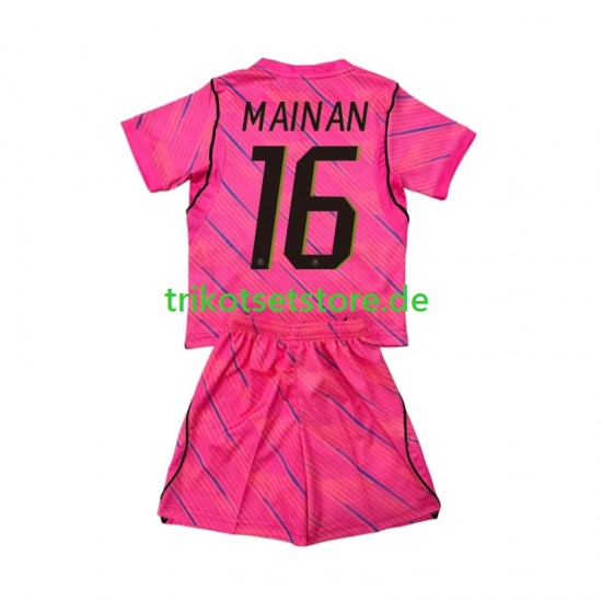 Frankreich Torwart Mike Maignan 16 World Cup 2026 Kinder Trikotset Auswärts Kurzarm