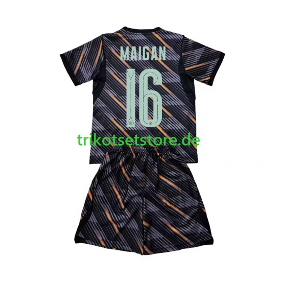 Frankreich Torwart Mike Maignan 16 World Cup 2026 Kinder Trikotset Heim Kurzarm