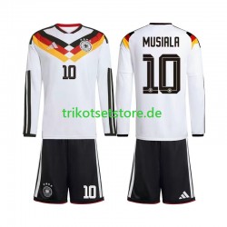Deutschland Jamal Musiala 10 World Cup 2026 Kinder Trikotset Heim Langarm