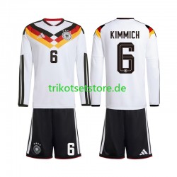 Deutschland Joshua Kimmich 6 World Cup 2026 Kinder Trikotset Heim Langarm