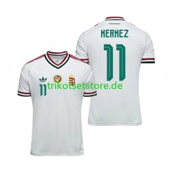 Ungarn Milos Kerkez 11 World Cup 2026 Herren Trikot Auswärts Kurzarm