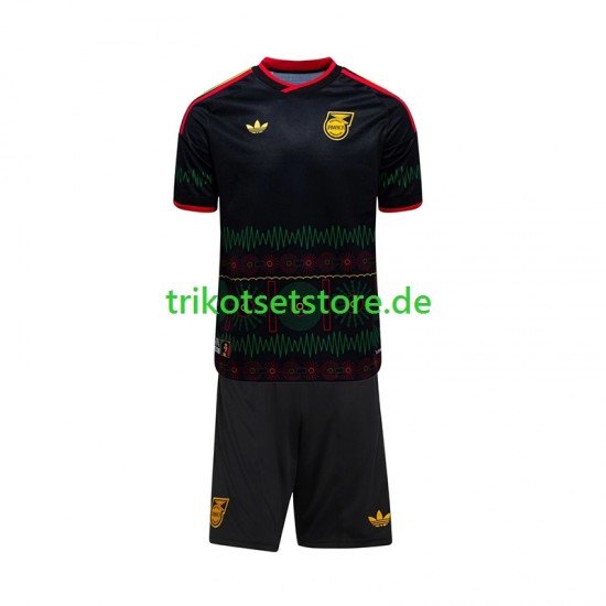 Jamaika World Cup 2026 Kinder Trikotset Auswärts Kurzarm