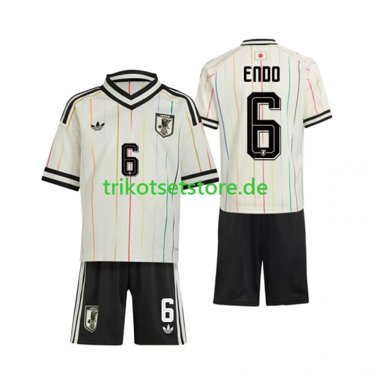 Japan Wataru Endo 6 World Cup 2026 Kinder Trikotset Auswärts Kurzarm