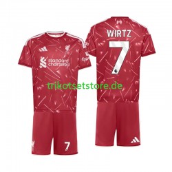Liverpool Florian Wirtz 7 2026-2027 Kinder Trikotset Heim Kurzarm