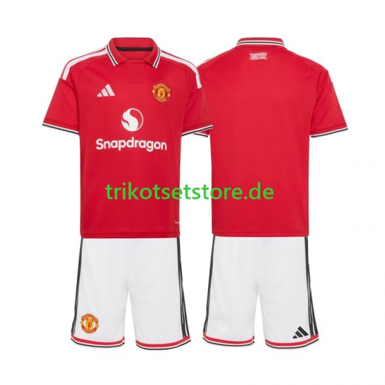 Manchester United 2026-2027 Kinder Trikotset Heim Kurzarm