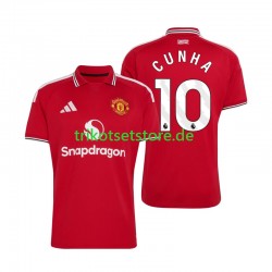 Manchester United Matheus Cunha 10 2026-2027 Herren Trikot Heim Kurzarm
