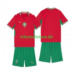 Marokko 2026 Kinder Trikotset Heim Kurzarm