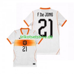 Niederlande Frenkie de Jong 21 World Cup 2026 Herren Trikot Auswärts Kurzarm