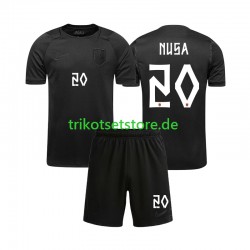 Norwegen Antonio NUSA 20 World Cup 2026 Kinder Trikotset Auswärts Kurzarm