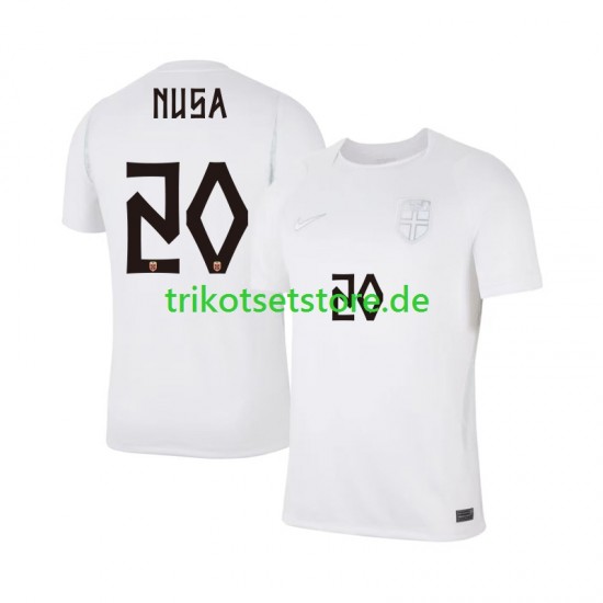 Norwegen Antonio NUSA 20 World Cup 2026 Herren Trikot Ausweich Kurzarm