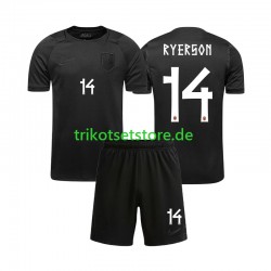 Norwegen Julian Ryerson 14 World Cup 2026 Kinder Trikotset Auswärts Kurzarm