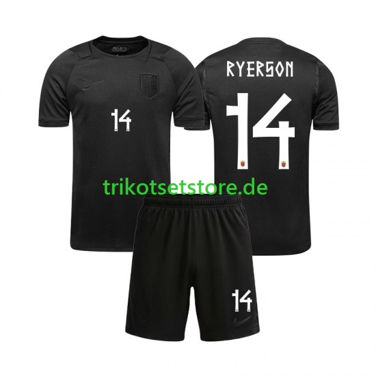 Norwegen Julian Ryerson 14 World Cup 2026 Kinder Trikotset Auswärts Kurzarm